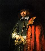 REMBRANDT Harmenszoon van Rijn Portrat des Jan Six oil painting on canvas